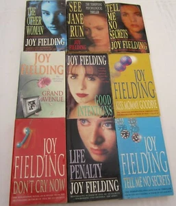 JOY FIELDING - 9 OF HER PSYCHO-THRILLER - BESTSELLERS IN P/B FORMAT - Picture 1 of 5