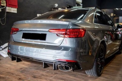 Комплект заднего бампера в стиле BKM RS4 подходит для B9 Audi A4 Audi S4 2018+ - Изображение 1 из 4