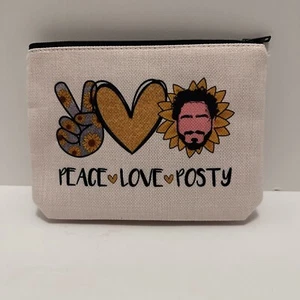 POFULL Regalo de Música Paz Amor Posty Bolsa de Cosméticos Rock y PAZ AMOR POSTY Bolso - Imagen 1 de 5