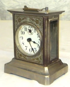 Reloj Carro Badische Latón y Vidrio Hecho en Alemania COMO ESTÁ - Imagen 1 de 7