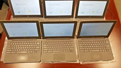6 HP Chromebook 11 G7 EE 11.6" Intel N4000 4GB RAM 16GB eMMC - C-3) Foto 1 de 4