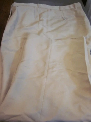 PANTALONES DE VESTIR BEIGE PLISADO BOBBY JONES 44X27 USADOS EN EXCELENTE ESTADO PARA HOMBRE Foto 1 de 2