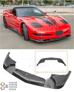 Para 97-04 Corvette C5 | Estilo ZR1 Fibra de carbono Divisor de labios delantero - Imagen 1 de 14