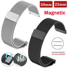 Magnetic Milanese Band Strap For Samsung Galaxy Watch 42 46mm 3 41/45mm Active 2
