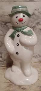 Vintage 1990 Royal Doulton SCHNEEMANN Raymond Briggs 8" Porzellanmünze Sparschwein - Bild 1 von 6