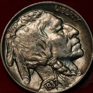 1937-D Denver Mint Buffalo Nickel - Picture 1 of 2