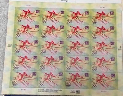 Olympic Games Stamp Sheets(2)-Athens, Greece 37¢ & Beijing, China Gymnastics 42¢ - Image 1 of 2