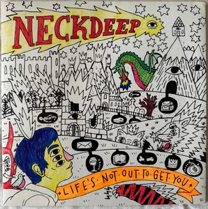 Neck Deep Life's Not Out To Get You LP Record Album Black/Gray Vinyl  HR2156-1 - Picture 1 of 12