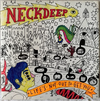 Neck Deep Life's Not Out To Get You LP Record Album Black/Gray Vinyl  HR2156-1 - Image 1 of 4
