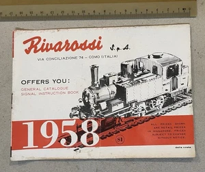 1958 Rivarossi toys train locomotive  Catalogue  booklet - Picture 1 of 6