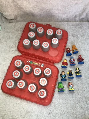 Marvel Spider-Man & Friends 10 Figure 3D Memory Match-Up Game 2005 Missing 1 Cup - Image 1 of 4