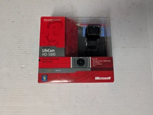Microsoft LifeCam Hd-5000 720p Hd Webcam Brand New / Free Shipping Sealed New - Picture 1 of 6
