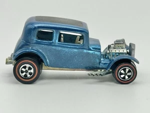 Hot Wheels 1932 FORD VICTORIA 1969 Redlines Metallic Blue 1/64th Scale USA - Picture 1 of 11