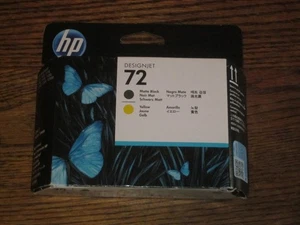 Tête d'impression 2023 C9384A OEM HP 72 noir mat jaune HP Designjet T610 T620 T790 - Photo 1/5