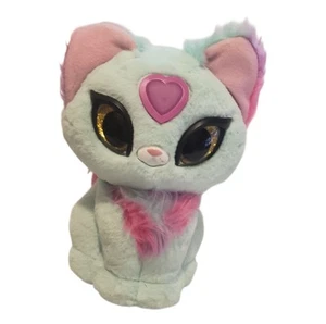 My Fuzzy Friends Magic Whispers Interactive Plush Kitty Luna Cat WORKS 6" Green - Picture 1 of 4