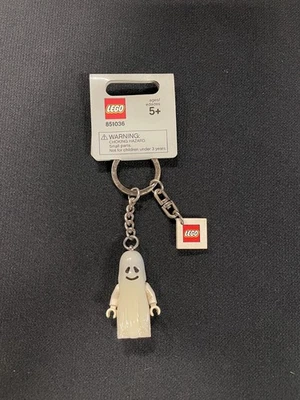 LEGO Ghost Glow In The Dark Minifigure Keychain 851036 HTF READ - Image 1 of 2