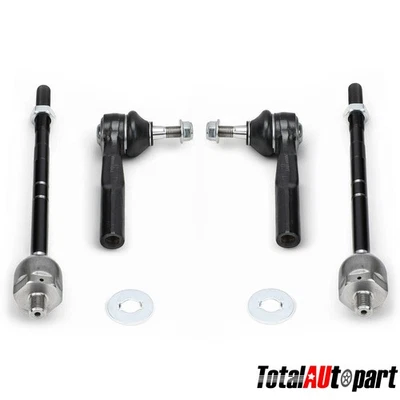 4Pcs Tie Rod End for Saab 9-3 2003 2004 2005 2006 1603227 Front Inner & Outer - Image 1 of 4