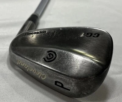 Tour Issue Cleveland Black Pearl Cg1 Micro Mill P Wedge Dynamic Gold Stiff Steel - Image 1 of 4