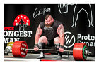 Eddie Hall Signed A4 Photo Print Autograph Worlds Strongest Man The Beast