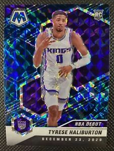 2020-21 Panini Mosaik Tyrese Haliburton NBA Debüt Genesis Prizm Rookie SSP #264 - Bild 1 von 2