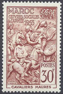 TIMBRE des COLONIES FRANÇAISES - MAROC N°326 NEUF ** LUXE MNH - Imagen 1 de 1