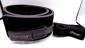 Beast Power Gear Weight Lifting Belt With Lever Buckle, Size Large 35-40" - Picture 1 of 9