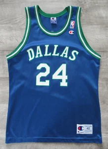 Camiseta Hubert Davis Dallas Mavericks Campeón Vintage Talla 40 NBA Años 90 Mavs - Imagen 1 de 9