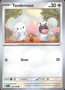 Pokemon Scarlet & Violet 159/198 Tandemaus - Picture 1 of 1