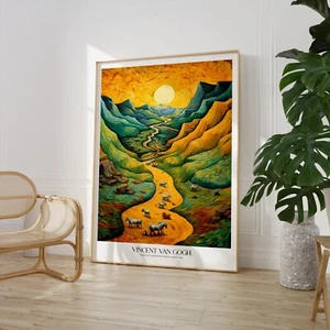 Vincent Van Gogh paysage peinture huile impression, affiche de mode, art mural 9278 - Photo 1/1