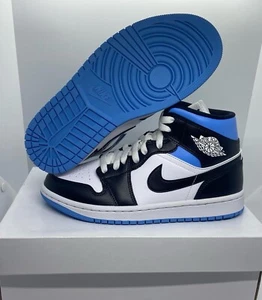 Nike Air Jordan 1 Mid University Blue (Womens) Size 7W / 5.5M (BQ6472-102) - Picture 1 of 6