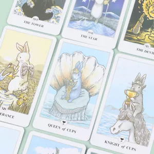 78pcs Tarot Lunalapin Rabbit Tarot Deck Tarot Cards Tarot Card Game Party G.c Pe - Picture 1 of 12