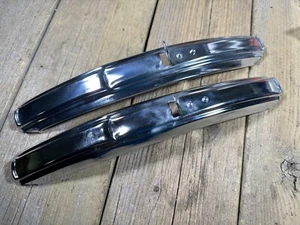 Juego de guardabarros cortos cromados Tour De France vintage medio guardabarros corto nuevo en stock nuevo - Imagen 1 de 19