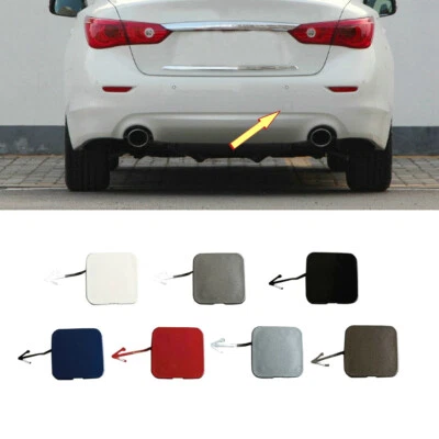Parachoques trasero para coche Infiniti Q50 Q50L 2014 2015-16 gancho de remolque ojo acceso cubierta tapa Foto 1 de 4