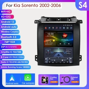 GPS Navi 9.7" Vertical Android 13 Car Stereo Radio RDS For 2002-2006 Kia Sorento - Picture 1 of 24