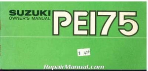 1978 Suzuki PE175C Motorcycle Owners Manual - Picture 1 of 1