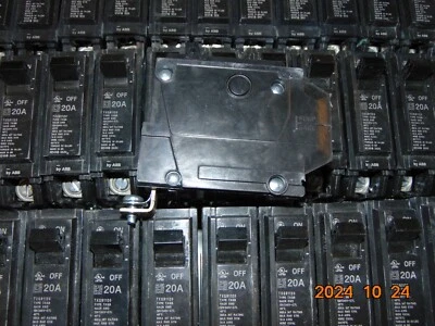 GE GENERAL ELECTRIC / ABB (1) NEW GE / ABB TXQB1120 20A 20 AMP 1-POLE BOLT-ON CIRCUIT BREAKER (SEE DESR.)