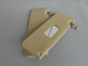 Sun Vısor for Mercedes Benz R107 BEIGE with Clips set 450SL, 380SL, 560SL, - Picture 1 of 8