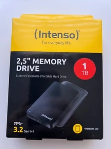 INTENSO 1 TB 2.5" Memory Drive 3.2 USB Portable Hard Drive + Case NEW Nuevo - Imagen 1 de 1