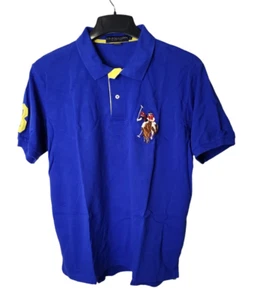 U.S. POLO ASSOCIATION Men's Polo Shirt Size L Blue Coloured Emroidery Preppy - Bild 1 von 6