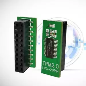 Tpm2.0 20Pin Tpm -Module Lpc Tpm 2.0 Trusted Platformen Hot S5 - Picture 1 of 10