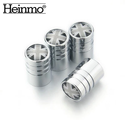 4PCS Car Auto Wheel Tire Air Valve Cap Stem Dust Cover For MINI Cooper ONE S JCW - Image 1 of 3