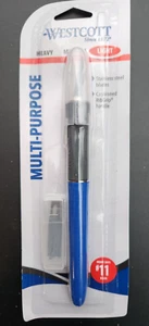 Westcott Hobby Knife Paper Trimmer, 8 1/2", Black/Blue, 16910 - Picture 1 of 2