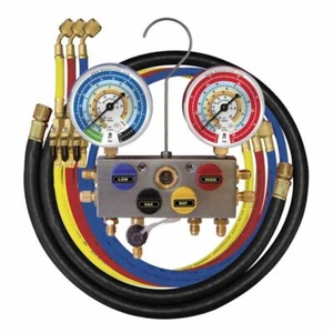 Mastercool  3/8″ BORE 4-WAY BALL VALVE MANIFOLDS - Picture 1 of 1