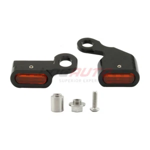 For Harley Sportster S 1250 21+ LED Handlebar Marker Turn Signal Light Amber CNC - Picture 1 of 7