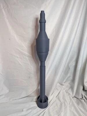 88mm panzerschreck rocket replica - 3d Printed in plastic. - Image 1 of 3