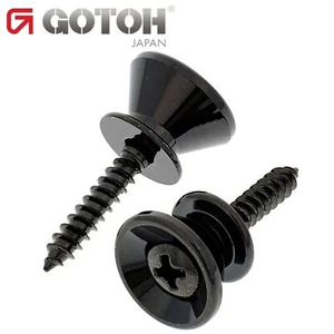 NEW Gotoh EP-B2 End Pins Strap Button for Fender® Guitar & Bass - BLACK - Picture 1 of 2