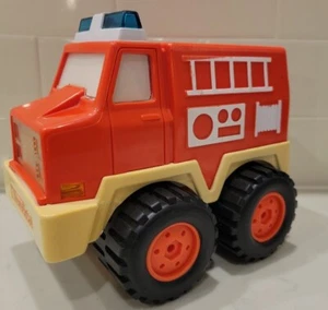 1991 Red Tonka Fire Truck Vintage Toy Flashlight - Works! RARE - Picture 1 of 9