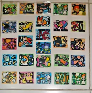 Cartoon Network LABORATORY Premium Build 2001 Lot of 31 TAZOS ARMABLES NEW - Picture 1 of 5