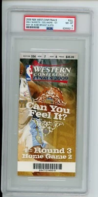 5/25 2009 Kobe Bryant	GM5 Conference Finals Final PSA Ticket Lakers Nuggets POP2 - Image 1 of 4