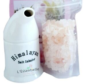 Himalayan Salt Inhaler Pipe With Himalayan Salt x2